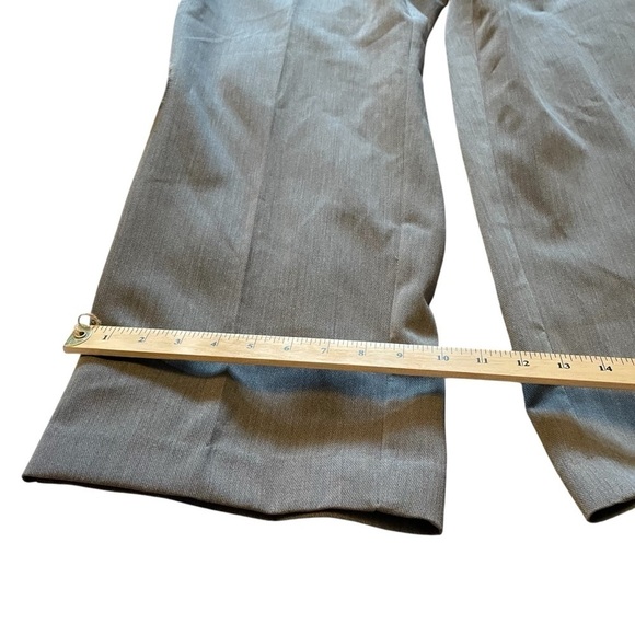 Zara Grey Dress Pants-Front zip-Waistband less-Wide leg Size XL-NWT - Picture 9 of 9